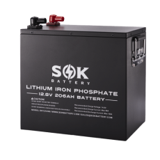 SOK 12v 206Ah Lithium Battery